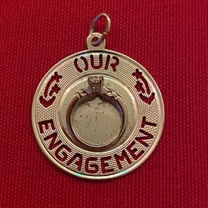 Our Engagement I Diamond Ring + Arrows I Charm